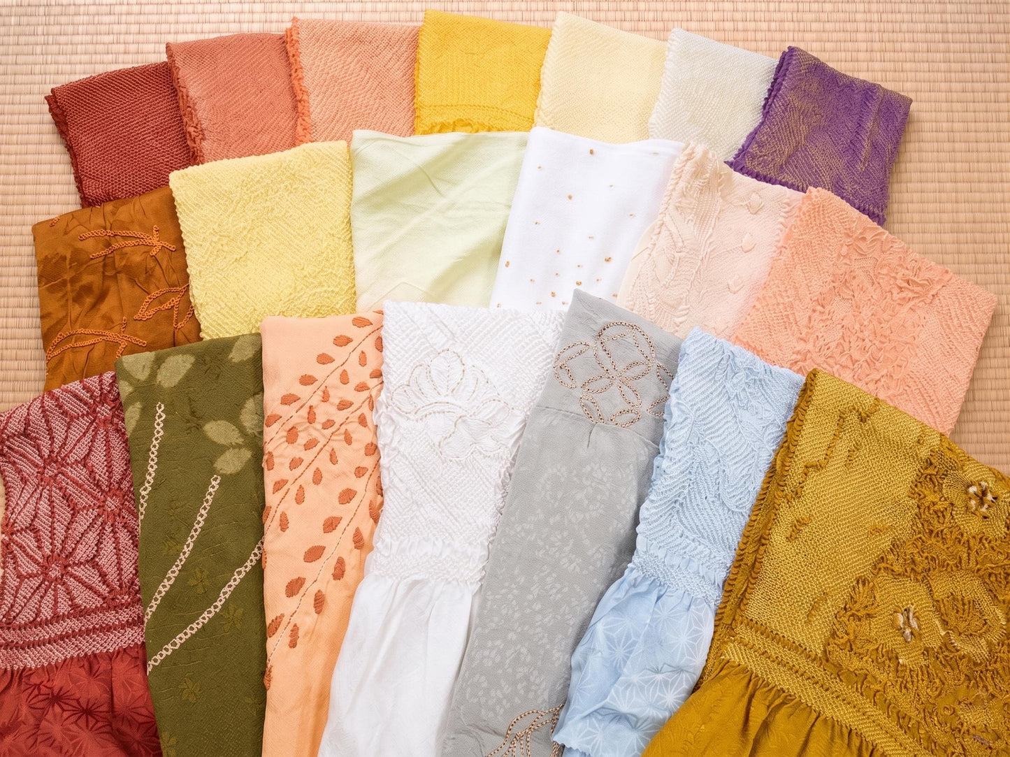 Vintage Kimono Obiage Sash Blind Box (5pcs): Japanese Kimono Accessories