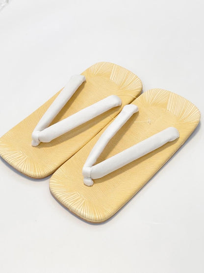 Men's White Straps Setta, Kimono Sandals, EU 39-49, with Tabi Socks and Kinchaku Bag, Men's Kimono Accessory Gift Set