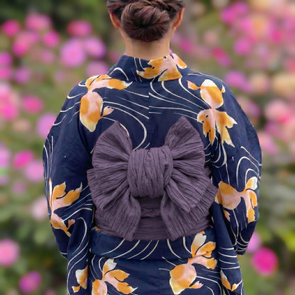 9 Colors Women's Heko Obi, Obijime, Obita: Yukata Belt Accessory Gift Set