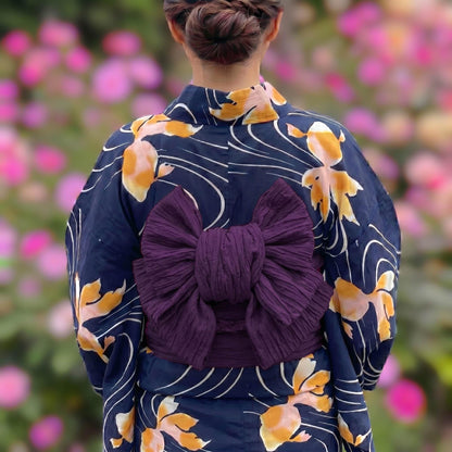 9 Colors Women's Heko Obi, Obijime, Obita: Yukata Belt Accessory Gift Set
