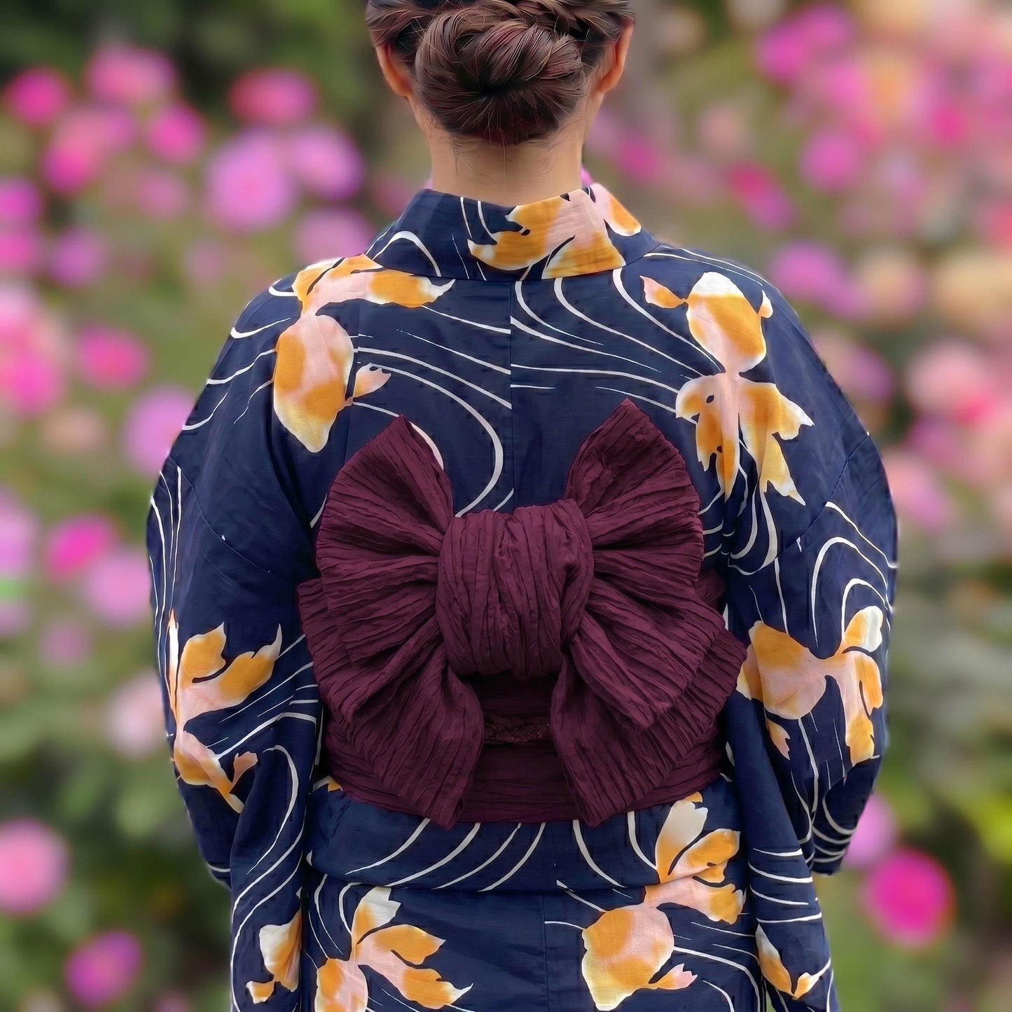 Red/Magenta Hues Colours Heko Obi Sash, Obijime, & Obita: Women's Yukata Belt Gift Set
