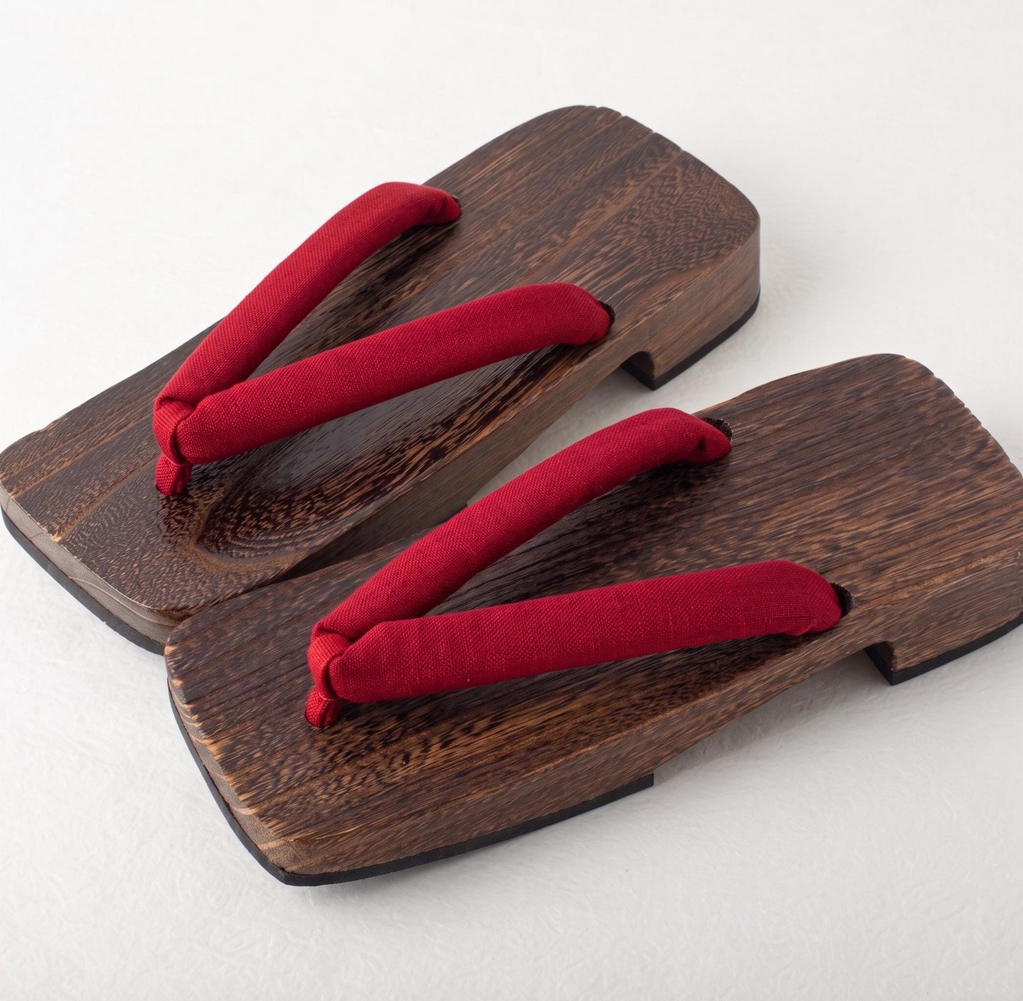 Japanese Men's Flat Geta Wooden Sandals, Large Size Available, Uchiwa Fan, Kinchaku Bag, Men's Yukata Accessory Gift Set