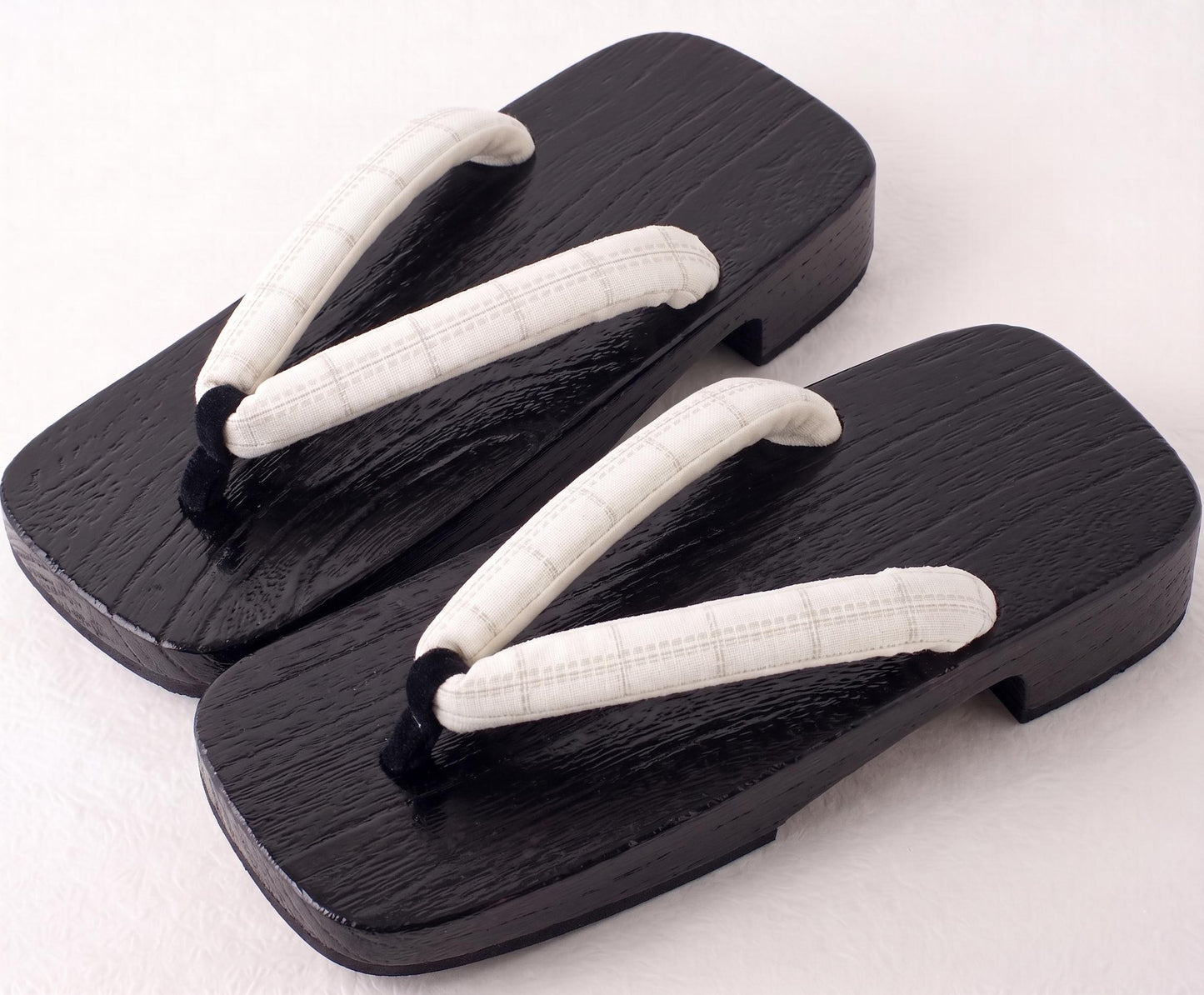 Japanese Men's Flat Geta Wooden Sandals, Large Size Available, Uchiwa Fan, Kinchaku Bag, Men's Yukata Accessory Gift Set