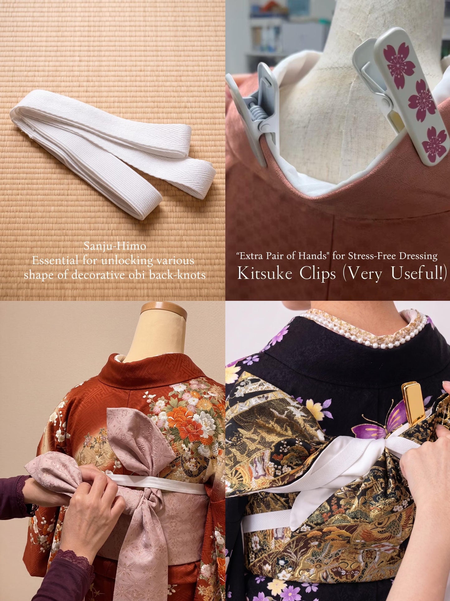 Kimono Wearing/Kitsuke Tool Gift Set: 10/12/13/14PCS
