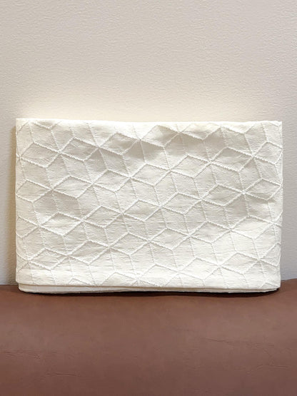 Creamy White Hanhaba Obi, Pearl Obijime, Obita Board, Women Obi Gift Set