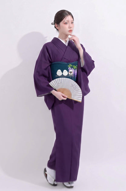 Custom-Fit Iromuji Kimono: Washable Polyester Tea Ceremony Attire