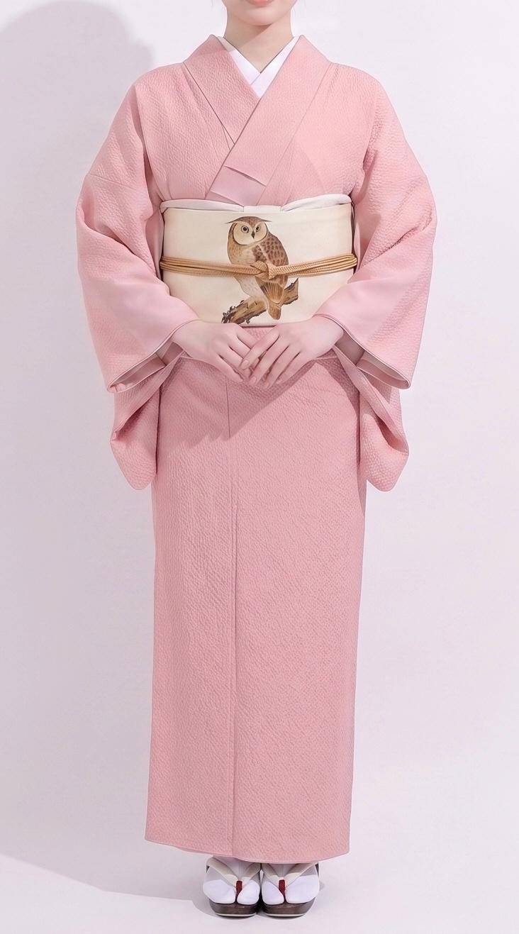 Custom-Fit Iromuji Kimono: Washable Polyester Tea Ceremony Attire
