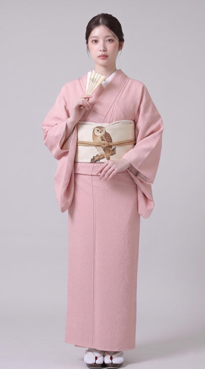 Custom-Fit Iromuji Kimono: Washable Polyester Tea Ceremony Attire