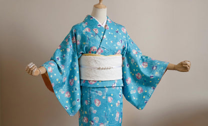 Creamy White Hanhaba Obi, Pearl Obijime, Obita Board, Women Obi Gift Set