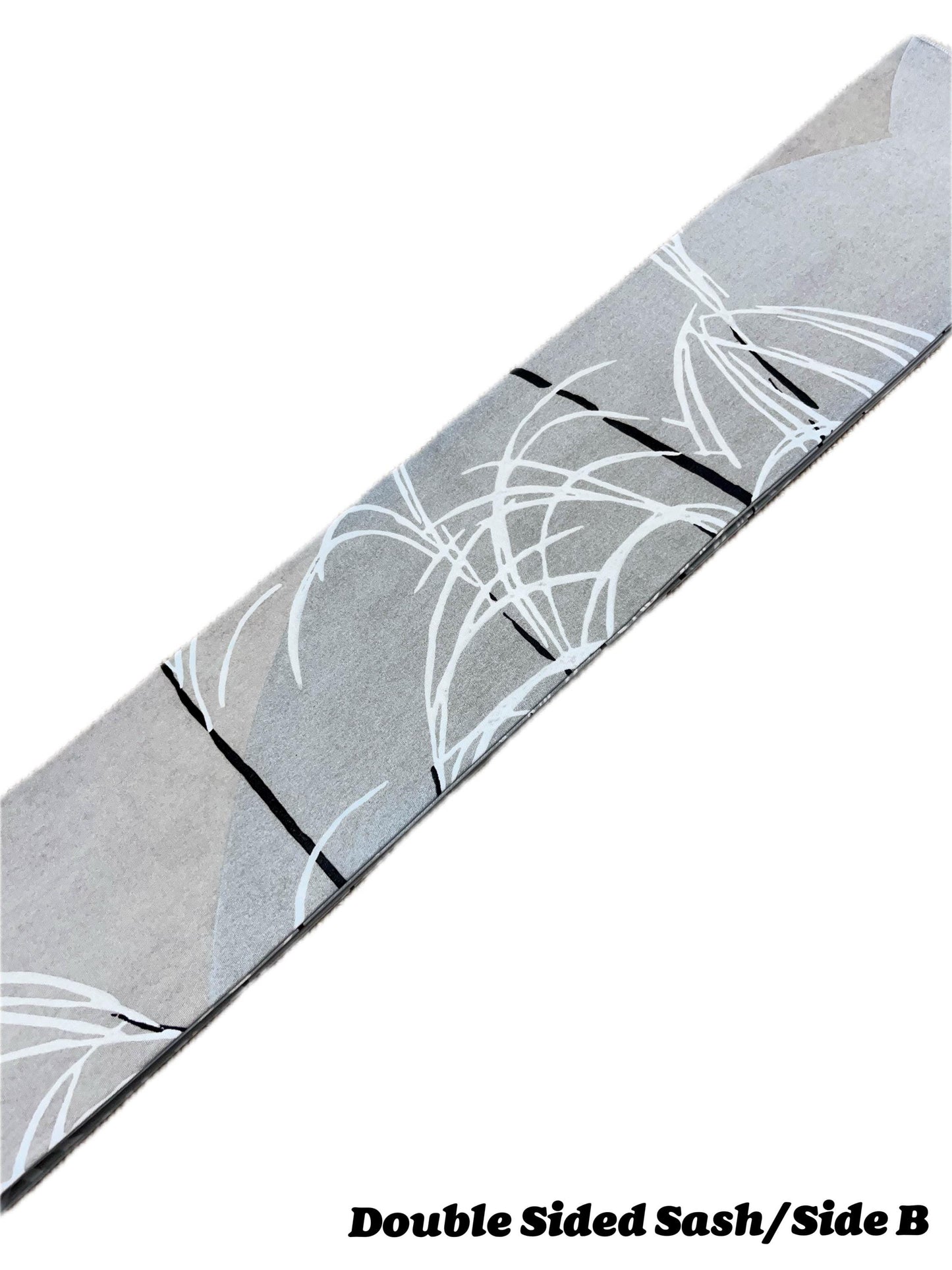 Easy Wear Pre Tied Nagoya Obi, Reed Instant Taiko Knot, Tsuke Obi, Ready to Wear Japanese Kimono Belt