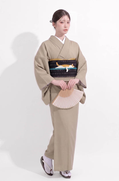 Custom Fit Iromuji Kimono | Washable Polyester Tea Ceremony Dress