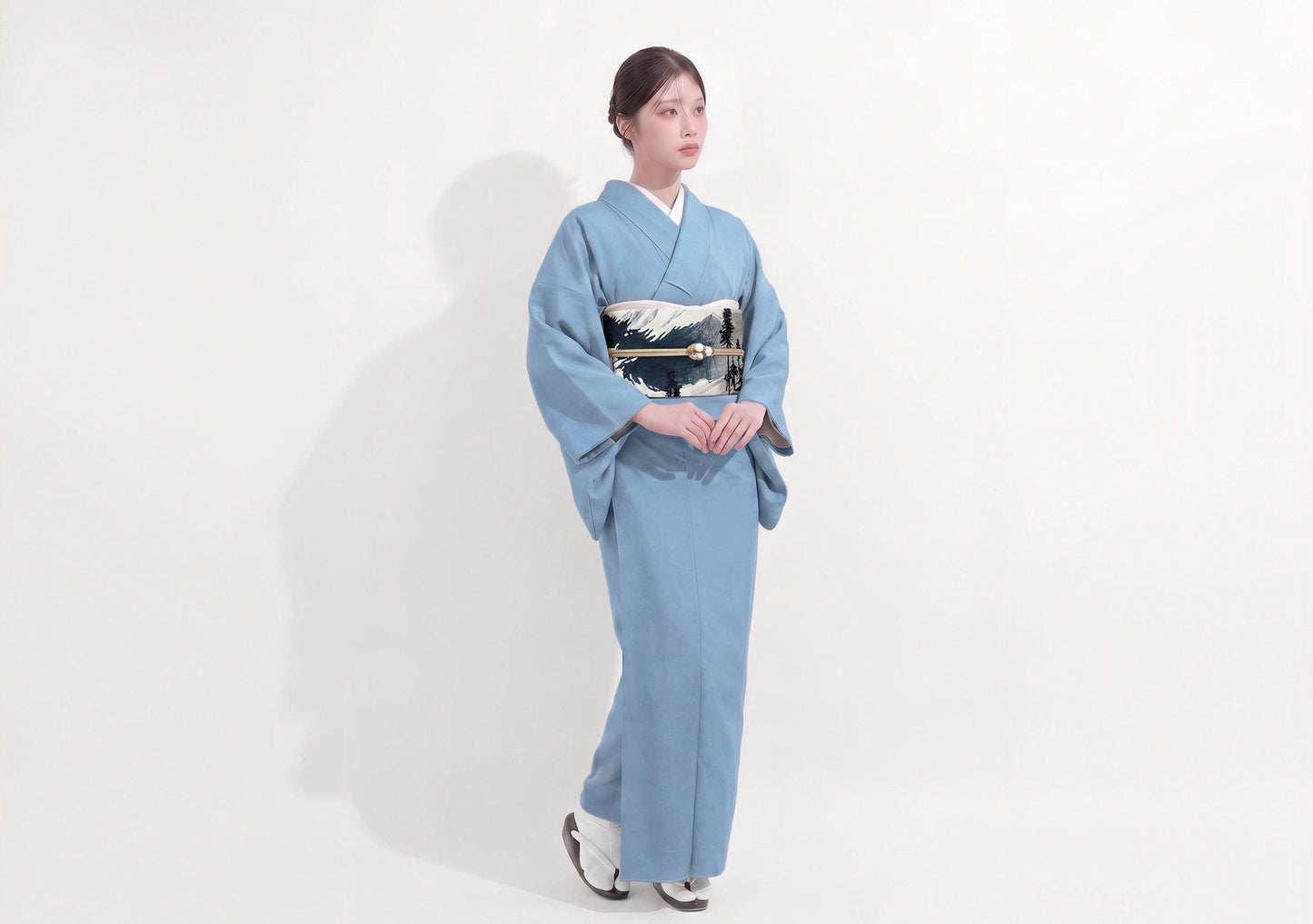 Custom Fit Iromuji Kimono | Washable Polyester Tea Ceremony Dress
