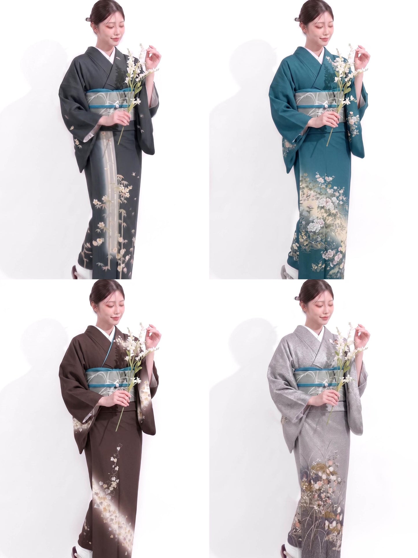Easy Wear Pre Tied Nagoya Obi, Reed Instant Taiko Knot, Tsuke Obi, Ready to Wear Japanese Kimono Belt