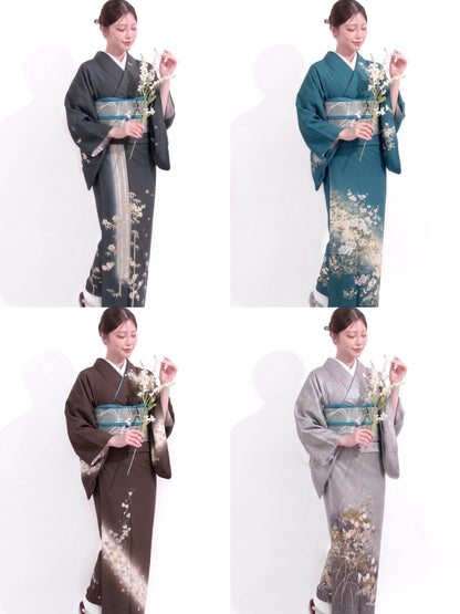 Easy Wear Pre Tied Nagoya Obi, Reed Instant Taiko Knot, Tsuke Obi, Ready to Wear Japanese Kimono Belt