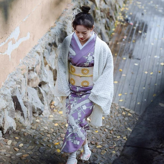 Easy Wear Kimono, Plum Blossom, KM013