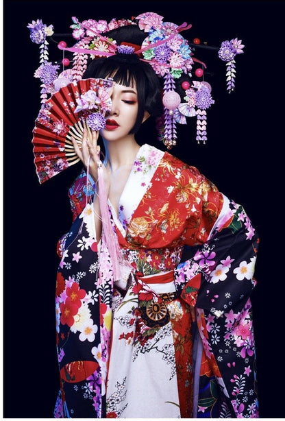 Custom-fit Oiran Kimono Set 002